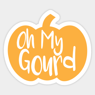 Oh My Gourd Sticker